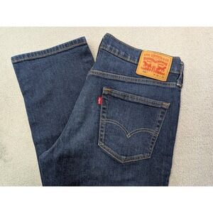 Levi Strauss & Co Mens 541 Size W32 L32 Athletic Fit Dark Wash Denim Jeans